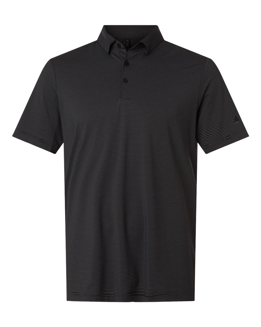Adidas Men's Ultimate365 Pencil Stripe Climacool Polo. A2026 - Carbon/ Black