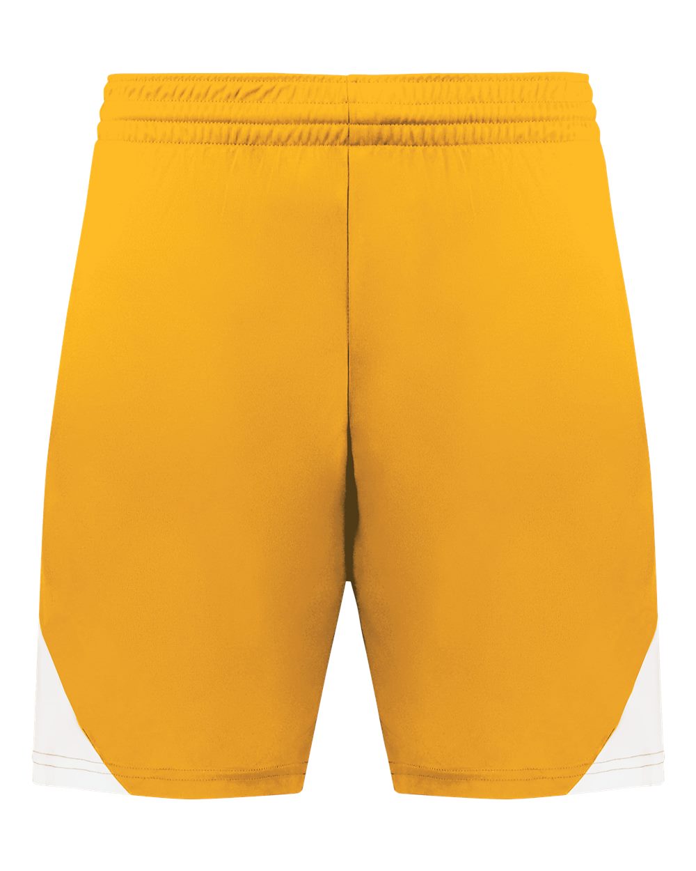Augusta Sportswear Men's Step-Back Basketball Shorts. 1736 - Gold/ White
