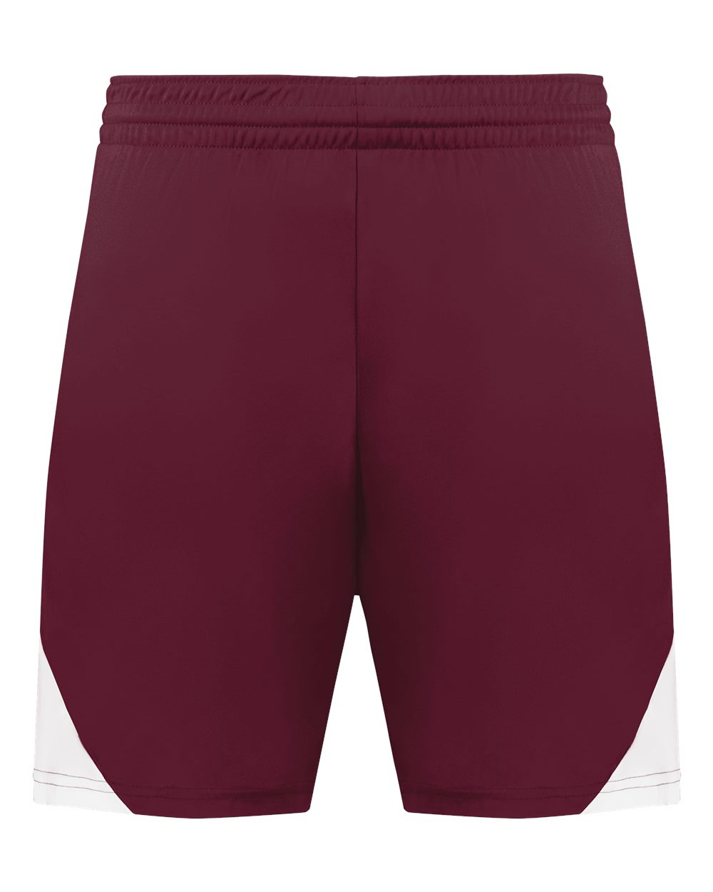 Augusta Sportswear Men's Step-Back Basketball Shorts. 1736 - Maroon/ White
