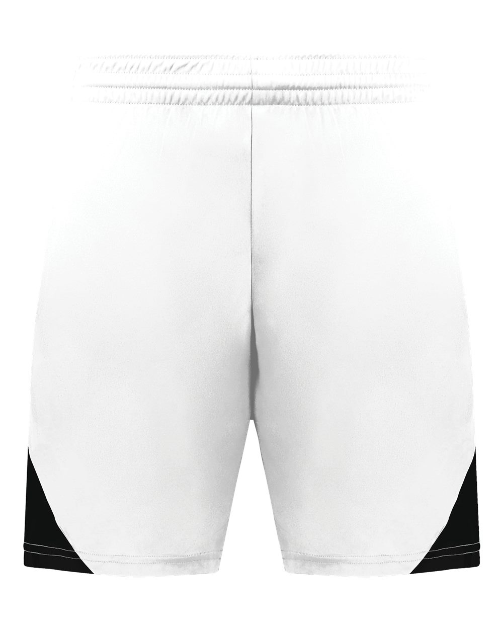 Augusta Sportswear Men's Step-Back Basketball Shorts. 1736 - White/ Black
