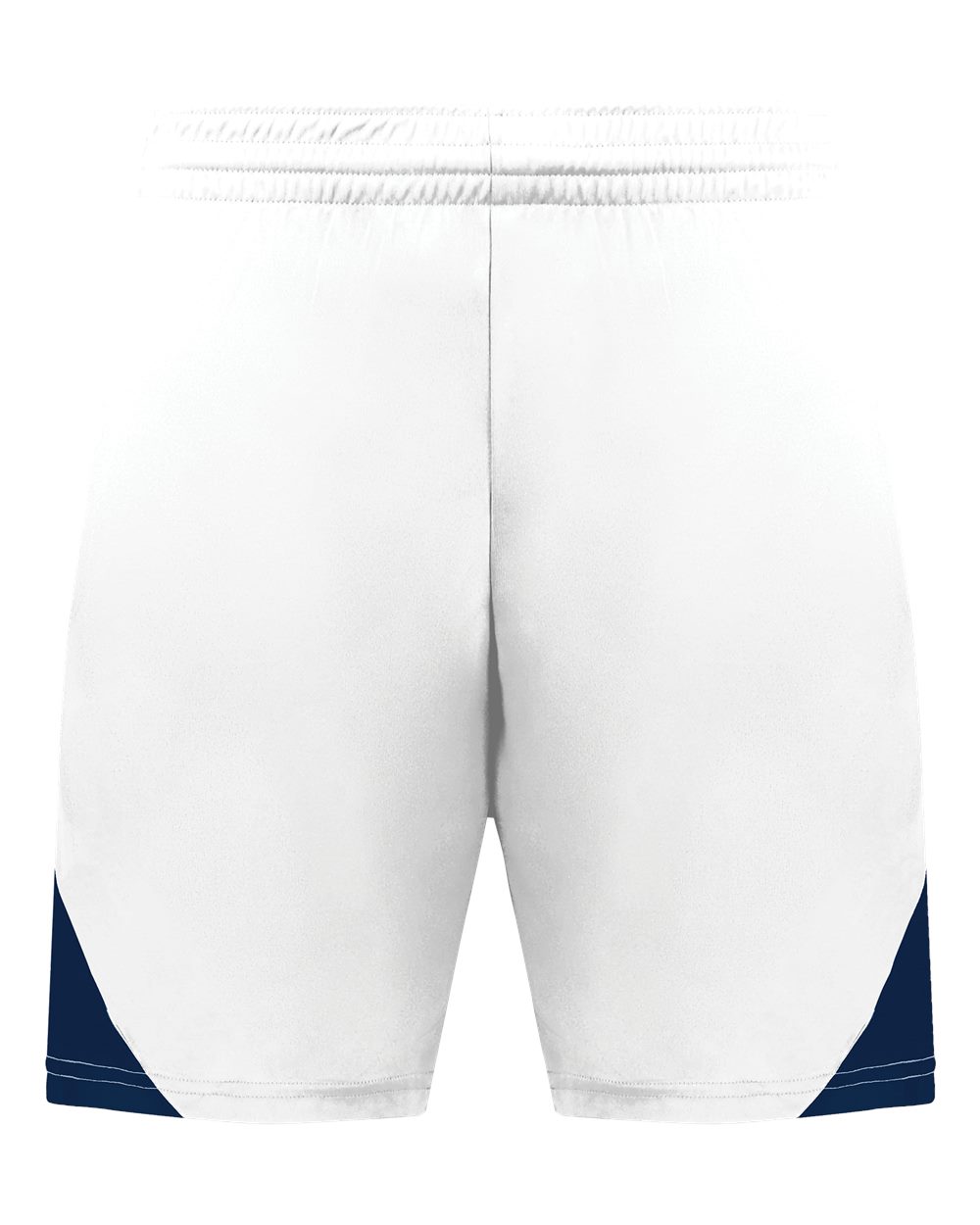 Augusta Sportswear Men's Step-Back Basketball Shorts. 1736 - White/ Navy