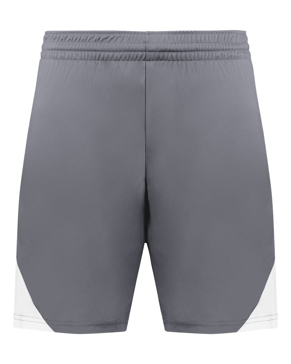 Augusta Sportswear Youth Step-Back Basketball Shorts. 1737 - Graphite/ White
