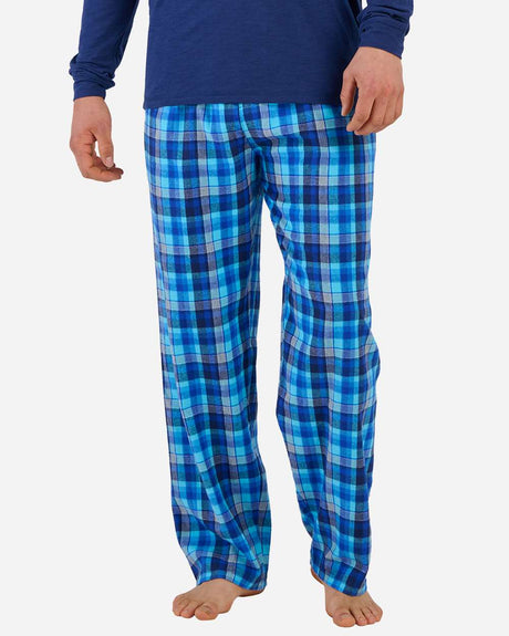 Boxercraft Men's Harley Flannel Pants. BM6624 - Blue Harmony Plaid
