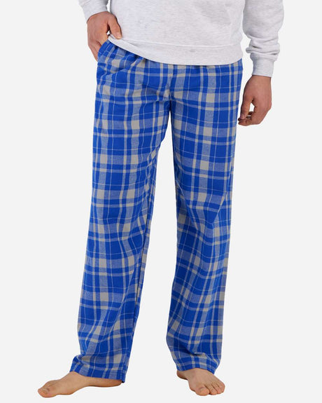 Boxercraft Men's Harley Flannel Pants. BM6624 - Electric Royal Jordan Plaid
