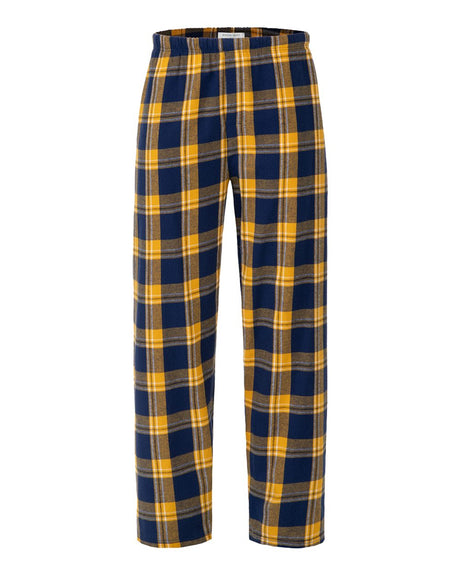 Boxercraft Men's Harley Flannel Pants. BM6624 - Navy Gold Mcintosh Plaid