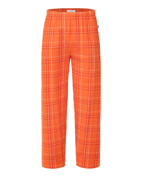 Boxercraft Men's Harley Flannel Pants. BM6624 - Orange Carnegie Plaid