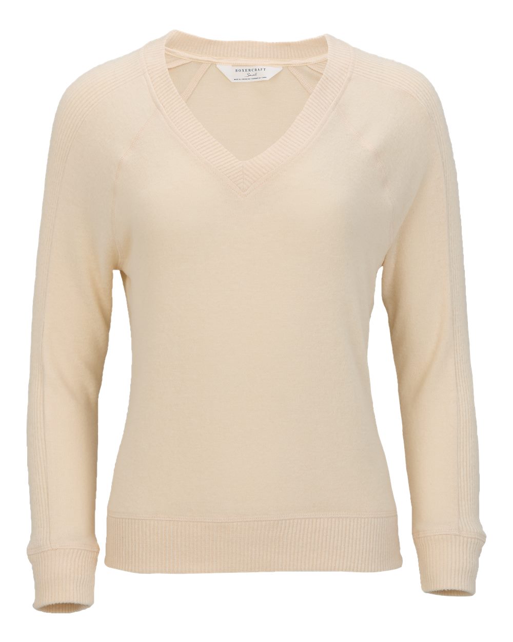 Boxercraft Women's Cuddle V-Neck Pullover. BW1201 - Barley
