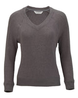 Boxercraft Women's Cuddle V-Neck Pullover. BW1201 - Meditation Grey