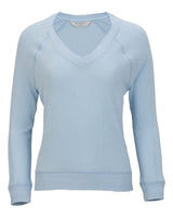 Boxercraft Women's Cuddle V-Neck Pullover. BW1201 - Sky Blue