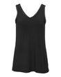 Boxercraft Women's Bamboo V-Neck Tank Top. BW2504 - Black