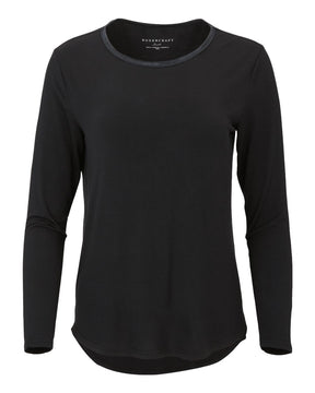 Boxercraft Women's Bamboo Long Sleeve T-Shirt. BW3102 - Black