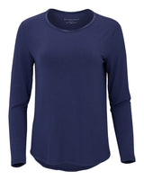 Boxercraft Women's Bamboo Long Sleeve T-Shirt. BW3102 - Navy