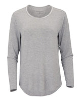 Boxercraft Women's Bamboo Long Sleeve T-Shirt. BW3102 - Oxford Heather
