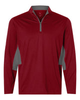 Puma Golf Men's Pure 2.0 Quarter-Zip. 628858 - Dark Crimson/ Slate Sky
