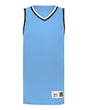 Alleson Athletic Youth Retro Basketball Jersey. A53000 - Columbia Blue/ Black/ White