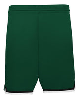 Alleson Athletic Youth Retro Basketball Shorts. A54000 - Forest/ Black/ White