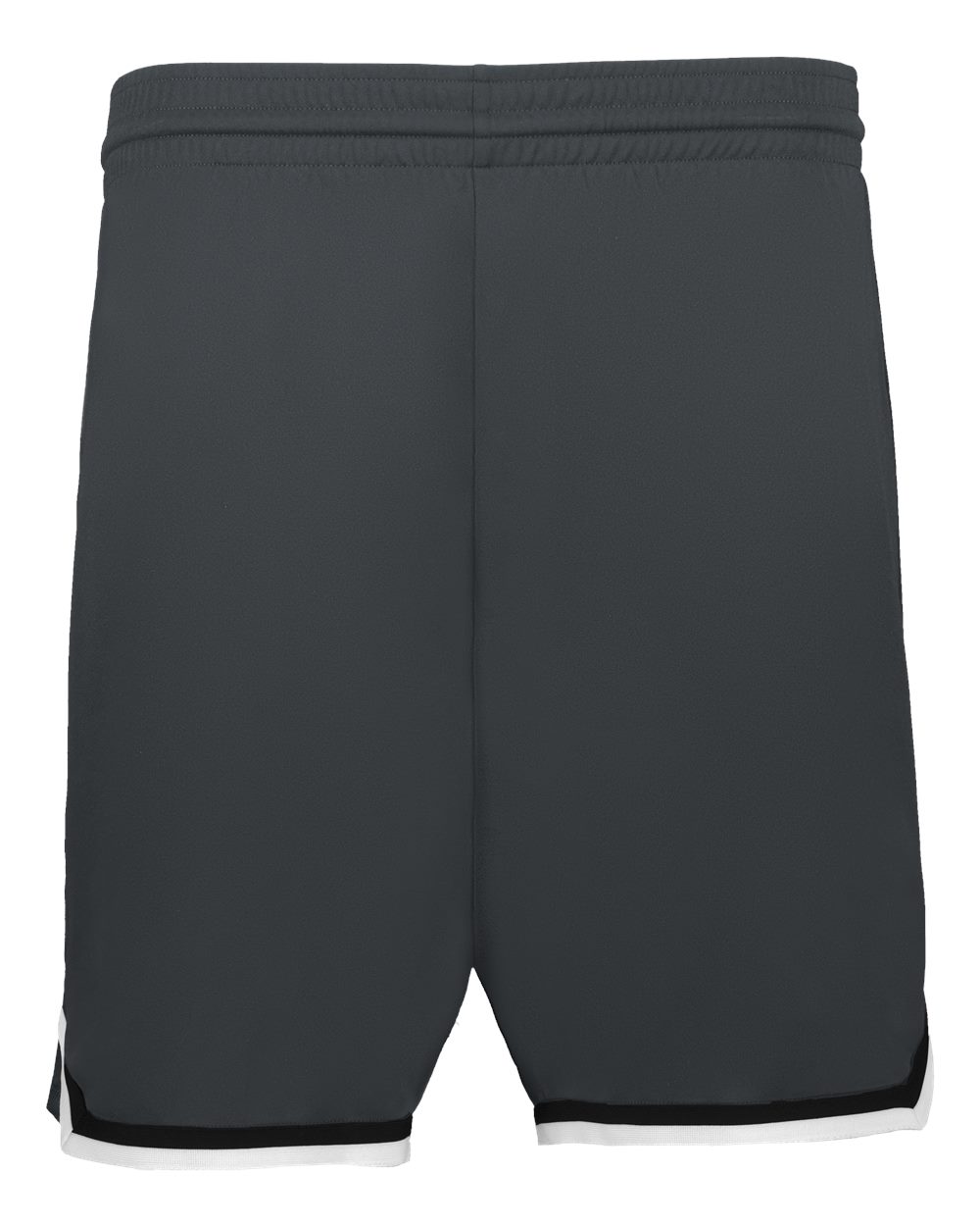 Alleson Athletic Youth Retro Basketball Shorts. A54000 - Graphite/ Black/ White