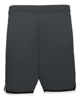 Alleson Athletic Youth Retro Basketball Shorts. A54000 - Graphite/ Black/ White