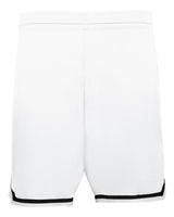 Alleson Athletic Youth Retro Basketball Shorts. A54000 - White/ Black/ White