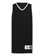 Alleson Athletic Women's Retro Basketball Jersey. A55000 - Black/ Black/ White