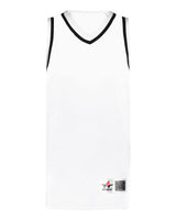 Alleson Athletic Women's Retro Basketball Jersey. A55000 - White/ Black/ White