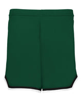 Alleson Athletic Women's Retro Basketball Shorts. A56000 - Forest/ Black/ White