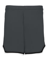 Alleson Athletic Women's Retro Basketball Shorts. A56000 - Graphite/ Black/ White