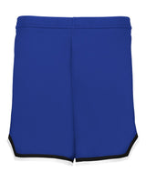Alleson Athletic Women's Retro Basketball Shorts. A56000 - Royal/ Black/ White