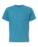 Gildan Youth Softstyle® T-Shirt. 64000B - Heather Galapagos Blue