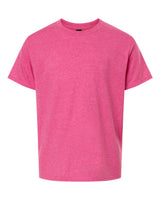 Gildan Youth Softstyle® T-Shirt. 64000B - Heather Heliconia
