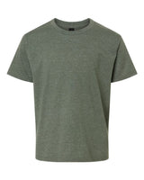 Gildan Youth Softstyle® T-Shirt. 64000B - Heather Military Green