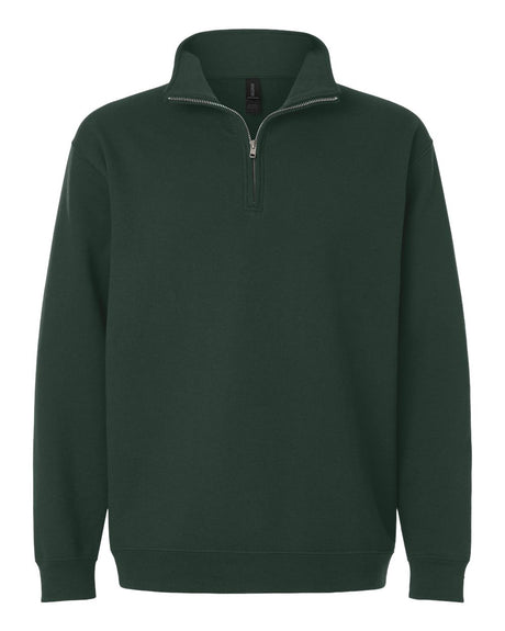 Gildan Unisex Heavy Blend™ Quarter-Zip Sweatshirt. 18810 - Forest