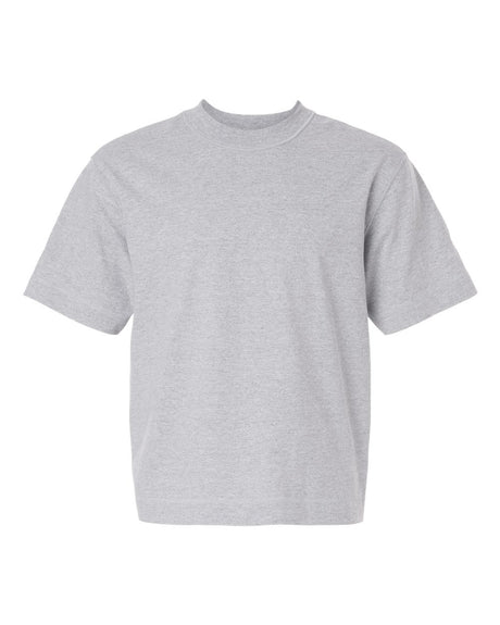 American Apparel Unisex Heavyweight Cotton Boxy Tee. 13ML0 - Heather Grey