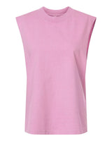 American Apparel Unisex Heavyweight Cotton Garment-Dyed Boxy Muscle Tee. 207GD - Faded Powder Pink