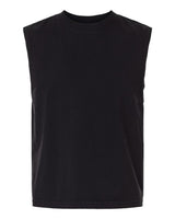 American Apparel Unisex Heavyweight Cotton Garment-Dyed Boxy Muscle Tee. 207GD - True Black