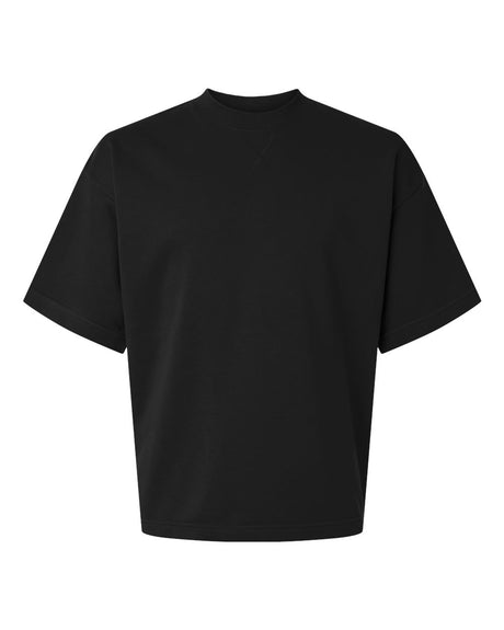 American Apparel Unisex French Terry Oversized Boxy Top. FTEX00 - Black