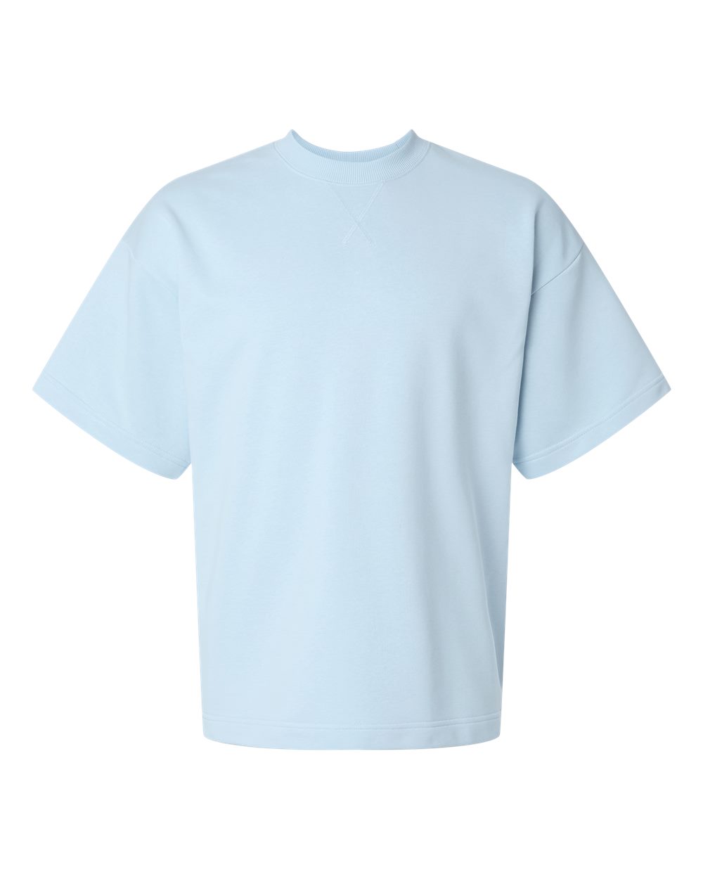 American Apparel Unisex French Terry Oversized Boxy Top. FTEX00 - Powder Blue