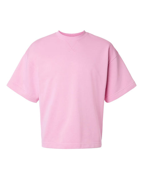 American Apparel Unisex French Terry Oversized Boxy Top. FTEX00 - Powder Pink