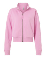 American Apparel Women's French Terry Full-Zip Jacket. FTJ00 - Powder Pink