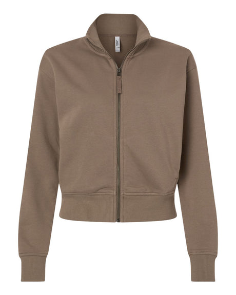 American Apparel Women's French Terry Full-Zip Jacket. FTJ00 - Savana