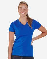 Boxercraft Women's V-Neck T-Shirt. BW2201 - Royal