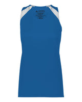 Augusta Sportswear Women's Overspeed Track Jersey. 348 - Royal/ White