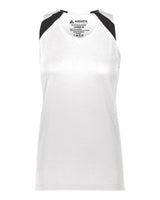 Augusta Sportswear Women's Overspeed Track Jersey. 348 - White/ Black