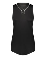 Augusta Sportswear Women's Cutter Jersey. 6913 - Black/ White
