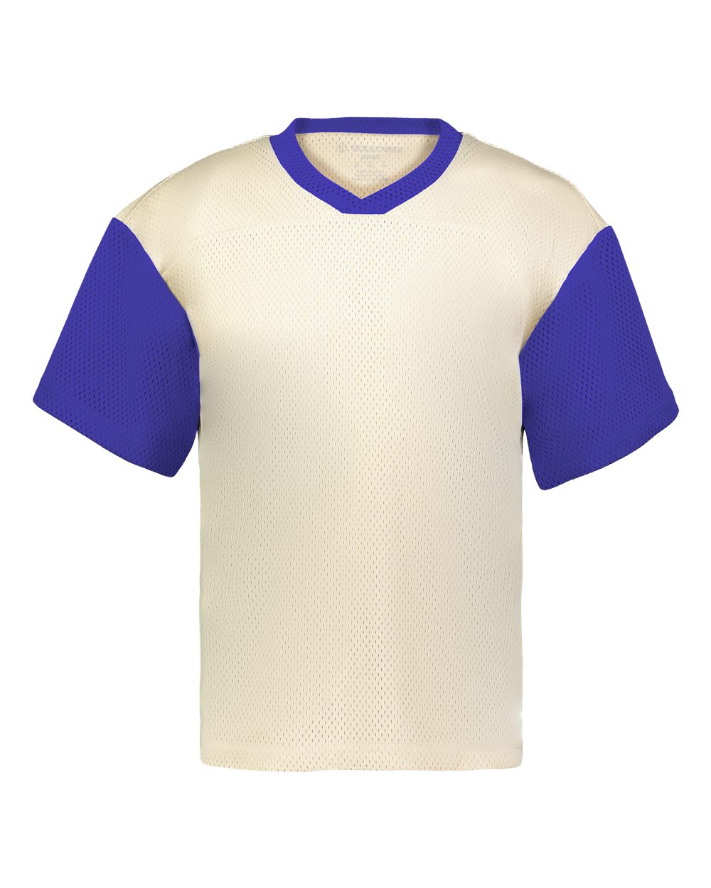 Holloway Unisex Prep Street Fan Jersey. 226120 - Alabaster/ Purple