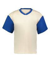 Holloway Unisex Prep Street Fan Jersey. 226120 - Alabaster/ Royal