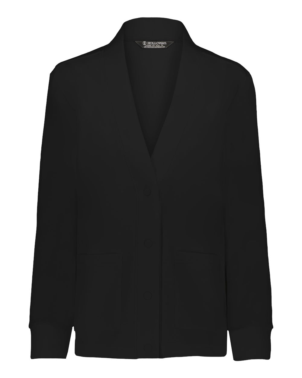 Holloway Women's Heritage Prep Cardigan. 223781 - Black