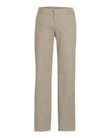 Dickies Women's Stretch Twill Pants. FP31 - Desert Sand - 34 Unhemmed