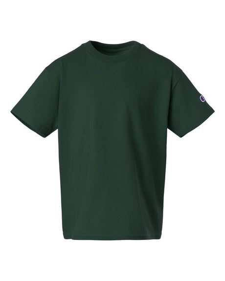 Champion Youth Jersey T-Shirt. CH1081 - Dark Green