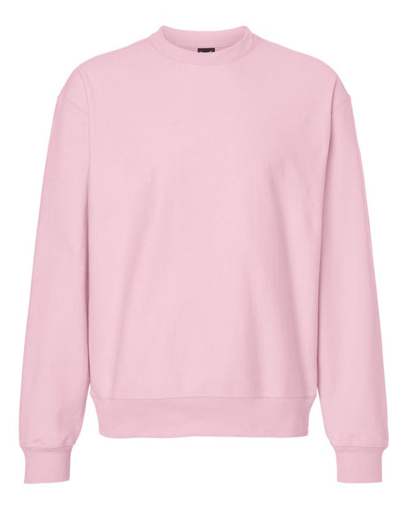 Hanes Unisex Beefy® Sweats Premium Heavyweight Crewneck Sweatshirt. OG600 - Pale Pink